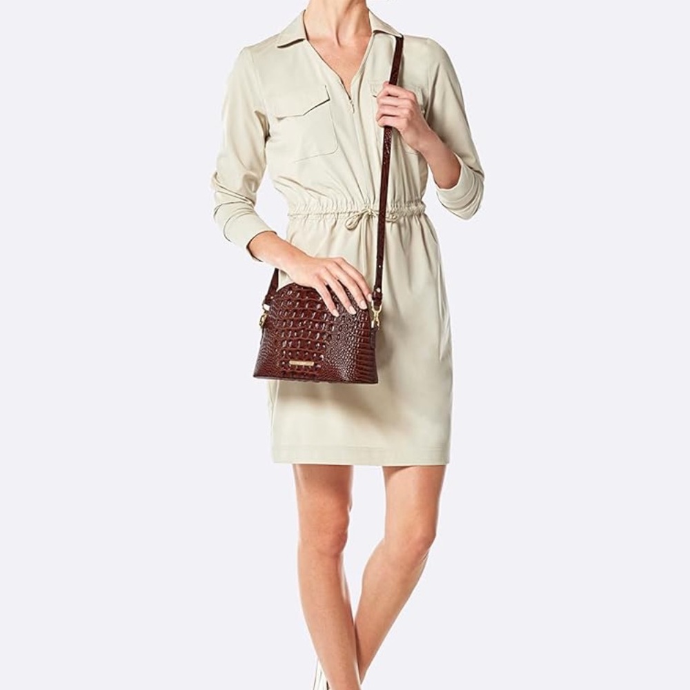 Brahmin Rich Brown Crossbody Bag